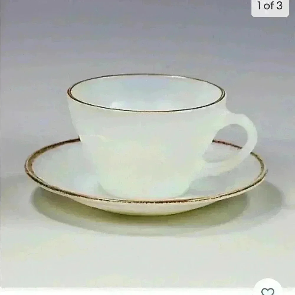 Fire  King tea cup and saucer set